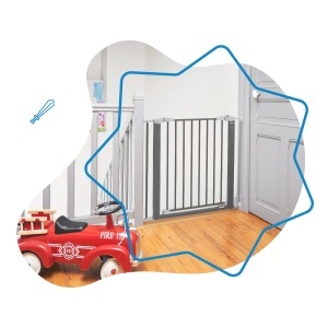 Kit Badabulle Safe Lock pentru Trepte si Balustrade Instalare Fara Gauri Compatibil cu Bariera B025232-B025233 - Img 2