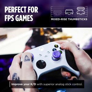 Kit de Performanta KontrolFreek pentru Xbox One si Xbox Series X, Thumbsticks Lila - Img 6