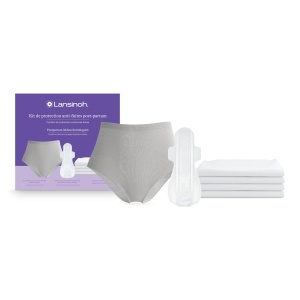 Kit de protectie anti-fuite postpartum Lansinoh, 18 absorbante, 6 chiloturi, 4 protectii