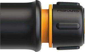 Kit de udare Fiskars Solid, SoftGrip, cu conectoare si duze, NegruPortocaliu - Img 9