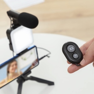 Kit de Vlogging InnovaGoods cu Lumina LED, Microfon si Telecomanda, 6 Piese - Img 6