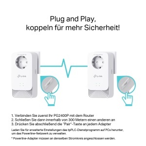 Kit Powerline TP-Link PG2400P, 22 Porturi Gigabit Ethernet, Economisire Energie - Img 4