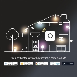 Kit Start Philips Hue Bridge 3 Spoturi GU10, Culoare Alb si Colorat - Img 5