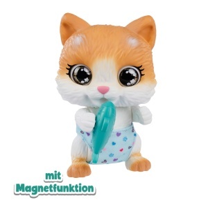 Kittens interactive de la Simba Pamper Petz Kitty cu functie de baut, ochi de somn si patut - Img 2