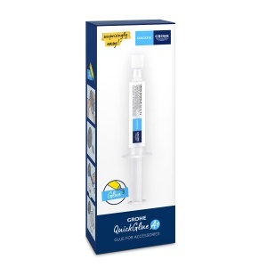 Kleber pentru Baie GROHE 41127000, fara gaurire, 24 ore uscare, ideal pentru marmor, gresie, sticla