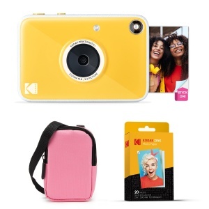 Kodak Printomatic Camera instantanee Starter Set Roz 10MP Fotopapier ZINK
