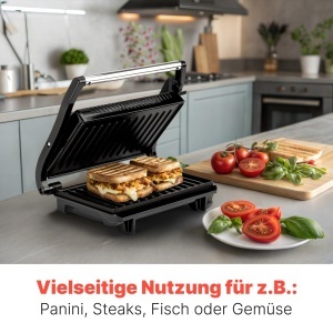 Kontaktgrill Bomann MG 2251 CB 700W Grillare fara grasimi Grilare Panini - Img 6