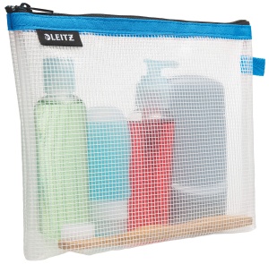 Kulturbeutel Leitz WOW 40140036, Albastru, Waterproof, 24x17x3 cm
