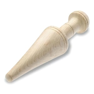 Lacor 60300 Utensil din lemn natural pentru strecurare 235 cm forma conica