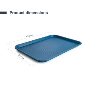 Lacor 66994 Tava Servire Fast-Food BPA-Free Albastra 415x305 cm - Img 2