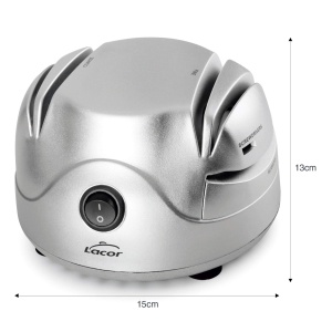 Lacor 69141 Ascutitor Electric pentru Cutite si Foarfeci 60W Compact Argintiu - Img 6