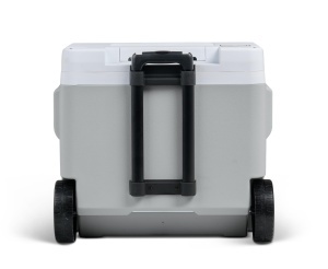Lada frigorifica electrica IGLOO IE42 42L 12V230V cu maner telescopic si roti Gri - Img 5