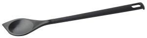 Ladle de gatit FACKELMANN 23743, 30cm, plastic, negru, hipoalergenic
