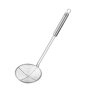 Ladle de scurgere Rosle, inox 1810, 39.5 cm, cu maner rotund
