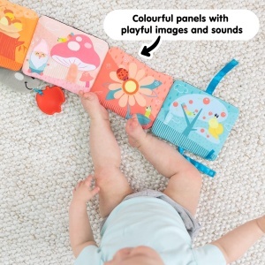 Lamaze Raupenreise L27463 Jucarie pentru Bebelusi 6 luni Culori Vibrante si Sunete - Img 3