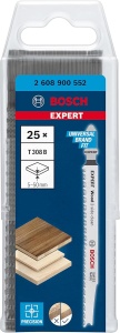 Lame pentru feronerie Bosch EXPERT Wood T308B, 25 buc, pentru taiere precisa, 117 mm - Img 2