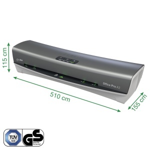 Laminator Leitz iLAM Office Pro A3, 1 minut incalzire, 75-175 microni, grialb - Img 8