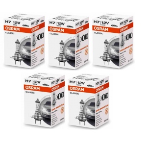 Lampa auto Osram Classic 12V 55W PX26d, set 5 bucati