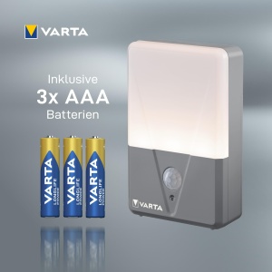 Lampa cu senzor de miscare VARTA, 2 bucati, alimentare cu baterii, IP44, alba - Img 6