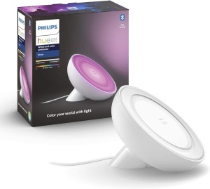 Lampa de birou Philips Hue Bloom, 500 lm, 16 milioane culori, alba