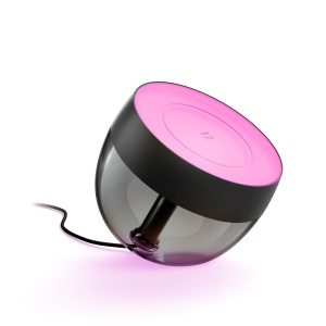 Lampa de masa Philips Hue Iris 570 lm iluminare inteligenta 16 milioane de culori negru