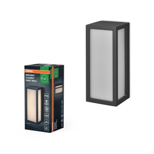 Lampa de perete Osram ENDURA CLASSIC RADO, E27, gri inchis, aluminiu, IP65 - Img 5