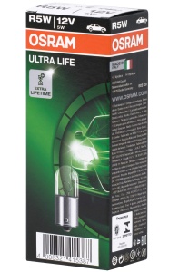 Lampa de semnalizare Osram ULTRA LIFE R5W, 12V, 5W, 10 bucati - Img 3