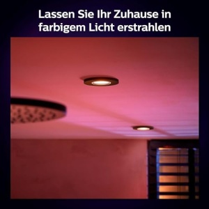 Lampa de tavan Philips Hue Xamento, negru, 16 milioane de culori, dimabila - Img 11