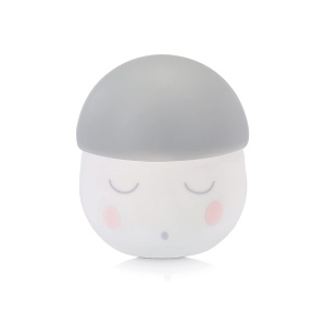 Lampa de veghe Babymoov Squeezy gri, autonomie 200 ore, cu senzor de aer