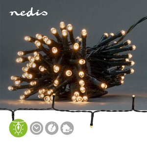 Lampa decorativa Nedis cu 48 LED-uri, cald alb, 3.6 m, 7 efecte de lumina - Img 2
