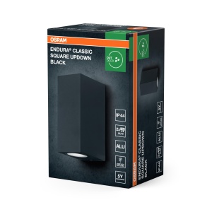Lampa Exterioara Osram ENDURA Classic Square, GU10, Negru, IP44 - Img 4
