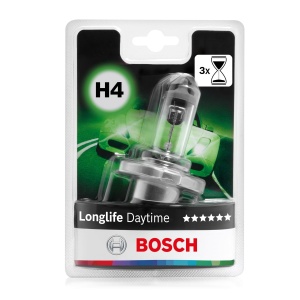 Lampa Halogen H4 Bosch Longlife, 12V 6055W, Durabilitate Mare