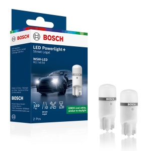 Lampa LED Bosch W5W-Powerlight 12V, 6000K, 2 bucati