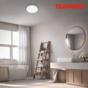 Lampa LED cu senzor TELEFUNKEN, 12W, 1200Lm, culoare argintie - Img 5