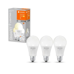 Lampa LED cu WiFi LEDVANCE, E27, Dimmabila, 100W inlocuitor, 3 bucati