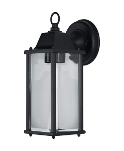 Lampa LED de exterior Ledvance Endura Classic Lantern SQ, E27, Negru, IP44