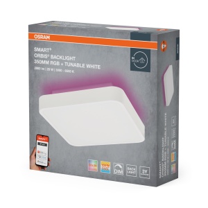 Lampa LED de perete OSRAM SMART Orbis, 28W, 1700lm, Alb - Img 2