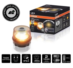 Lampa LED de semnalizare OSRAM LEDguardian ROAD FLARE TA20, 2000K, reincarcabila, portabila - Img 3