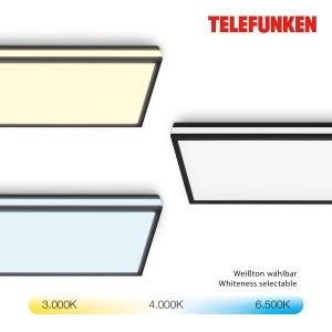 Lampa LED de tavan TELEFUNKEN RGBIC Magic, 24W, Negru - Img 4