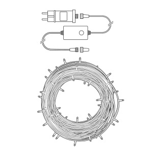 Lampa LED Decorativa Wi-Fi Nedis SmartLife, 20m, Alb Cald si Alb Rece - Img 6