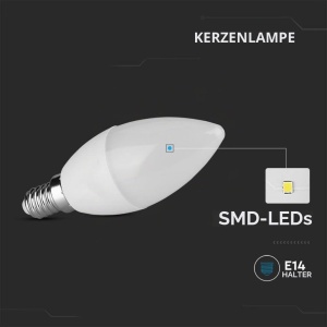 Lampa LED E14 V-TAC 10x, 4.5W, 470 Lumen, 4000K Alb Neutru - Img 6