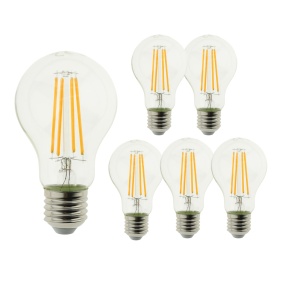 Lampa LED E27 Blaupunkt A60 Retro, 8W, 1055 Lumen, Calda