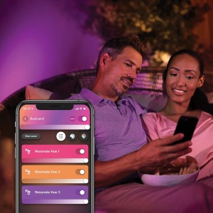 Lampa LED Exterioara Philips Hue Resonate, Dimmabila, 8W, Argintie - Img 7