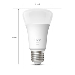 Lampa LED Inteligenta Philips Hue A60, 7W, 810 Lumen, Alb Cald, 2 buc - Img 5
