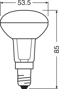 Lampa LED Osram R50 E14, 5.9W, Dimmabila, Lumina Calda, 6 Bucati - Img 5