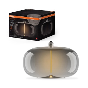 Lampa LED Osram Vintage 1906 Big Elipse, E27, 4W, sticla fumurie, 1800K