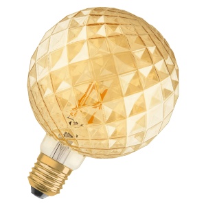 Lampa LED Osram Vintage 1906 E27, 4.5W, Alb Cald, 2500K