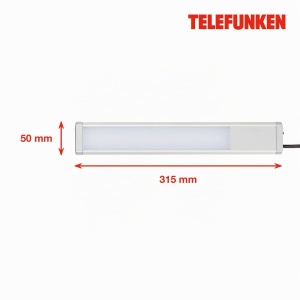 Lampa LED pentru sub dulap TELEFUNKEN, 31.5 cm, 4W, 460 Lm, argintie - Img 6