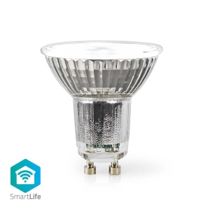 Lampa LED Smart NEDIS WIFILRC10GU10 345 lm 4.9 W RGB alb ajustabil - Img 2