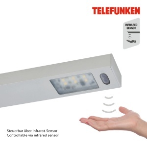 Lampa LED sub mobila TELEFUNKEN, set 3 buc, 2.5 W, 180 Lm, senzor IR - Img 4